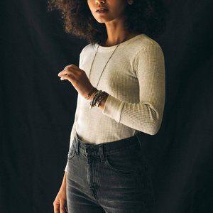 Imogene + Willie "the waffle thermal crew in ash"